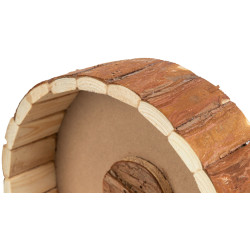 TRIXIE Roue d'exercice - Bois d'écorce - ø 23cm Faunelia