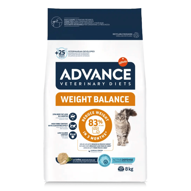 Advance affinity Advance Veterinary Diets - Croquettes - Chat - Weight Balance Faunelia