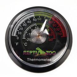 Reptizoo THERMOMETRE + HYGROMETRE A FIXER Faunelia