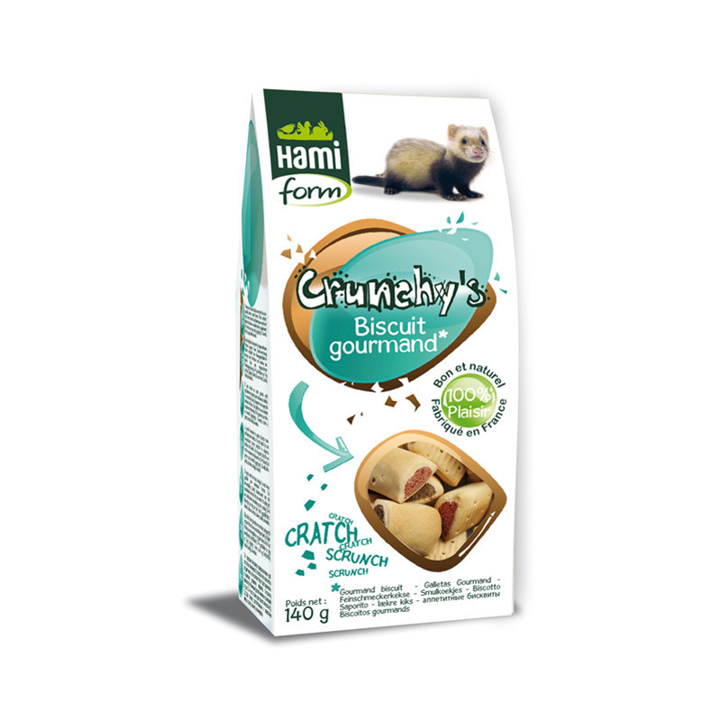 HamiForm Crunchy’s - Biscuit gourmand pour furet Faunelia