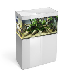 AQUAEL AQUARIUM SET - GLOSSY ST - D&N - WHITE Faunelia