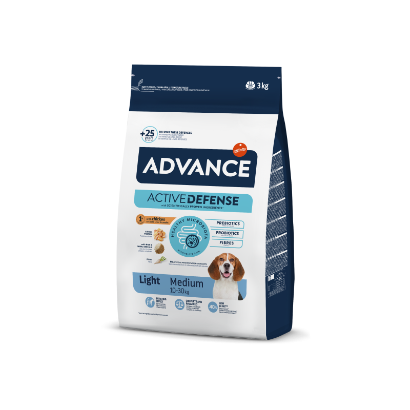 Advance affinity Active Defense - Croquettes - Chien, Adulte, Medium - Light - Poulet Faunelia