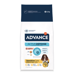 Advance affinity Active Defense - Croquettes - Chien, Adulte, Medium - Sensitive Care - Saumon Faunelia