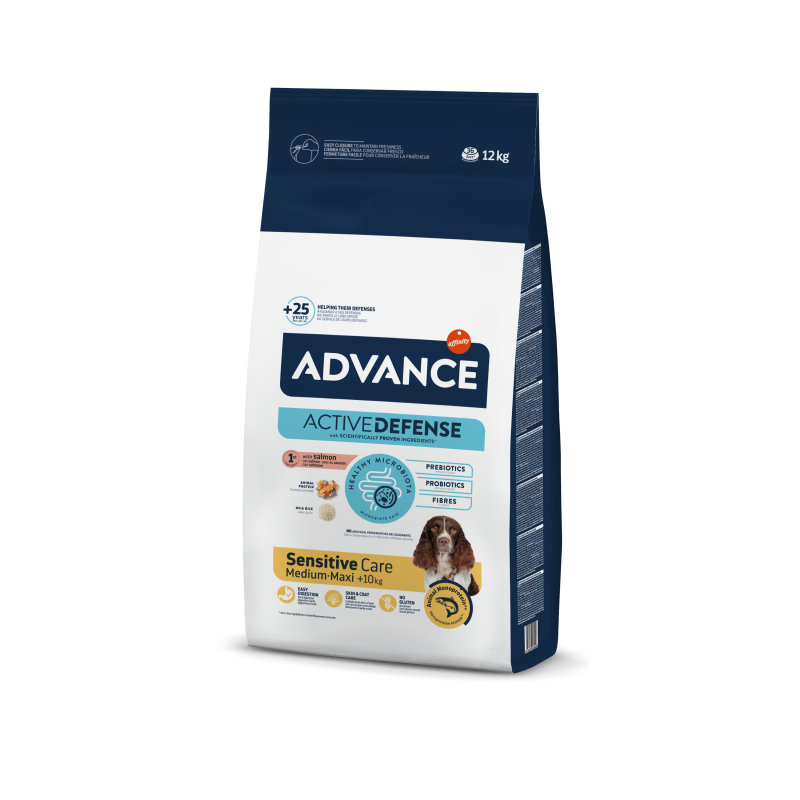 Advance affinity Active Defense - Croquettes - Chien, Adulte, Medium - Sensitive Care - Saumon Faunelia