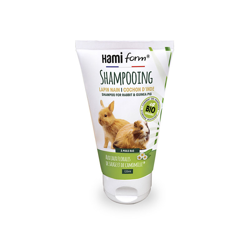 HamiForm Shampooing BIO - Lapin et Cochon d'inde - Poil raz Faunelia