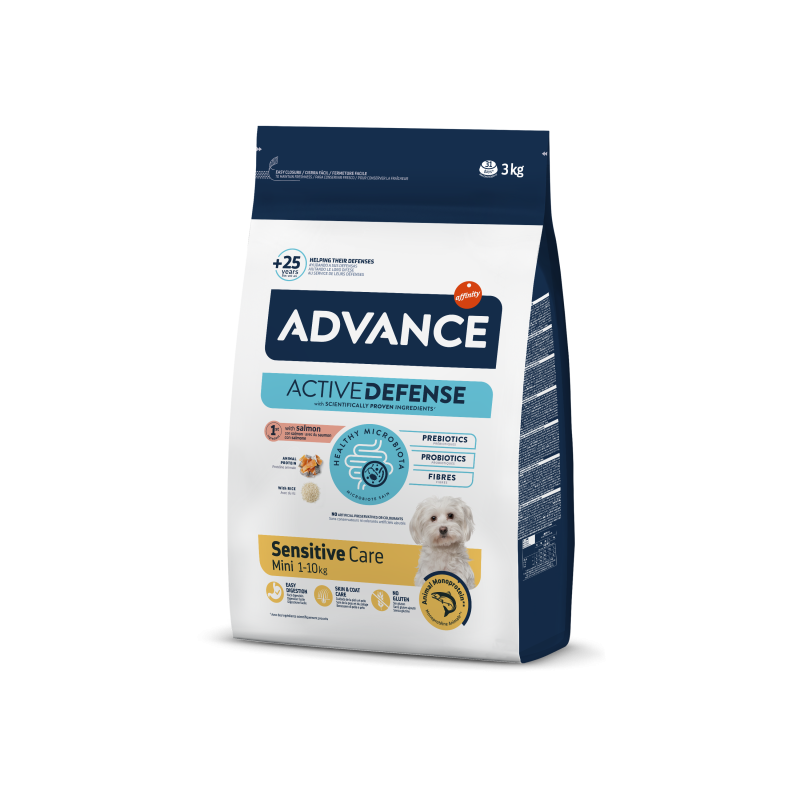 Advance affinity Active Defense - Croquettes - Chien, Adulte, Mini - Sensitive Digestive - Saumon Faunelia