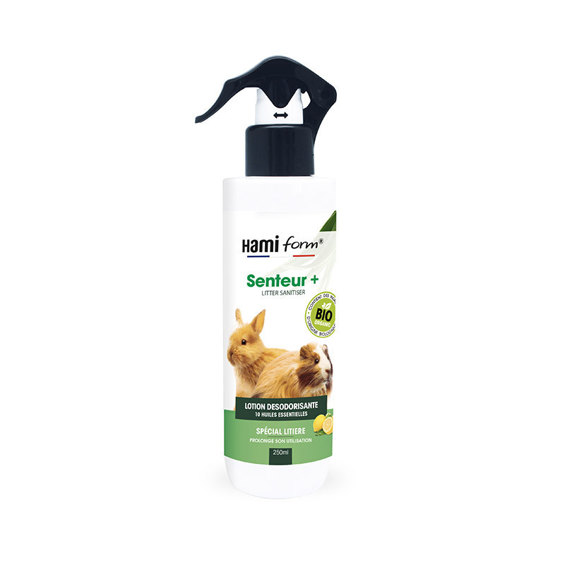 HamiForm Spray désodorisant pour litière - SENTEUR+ Faunelia