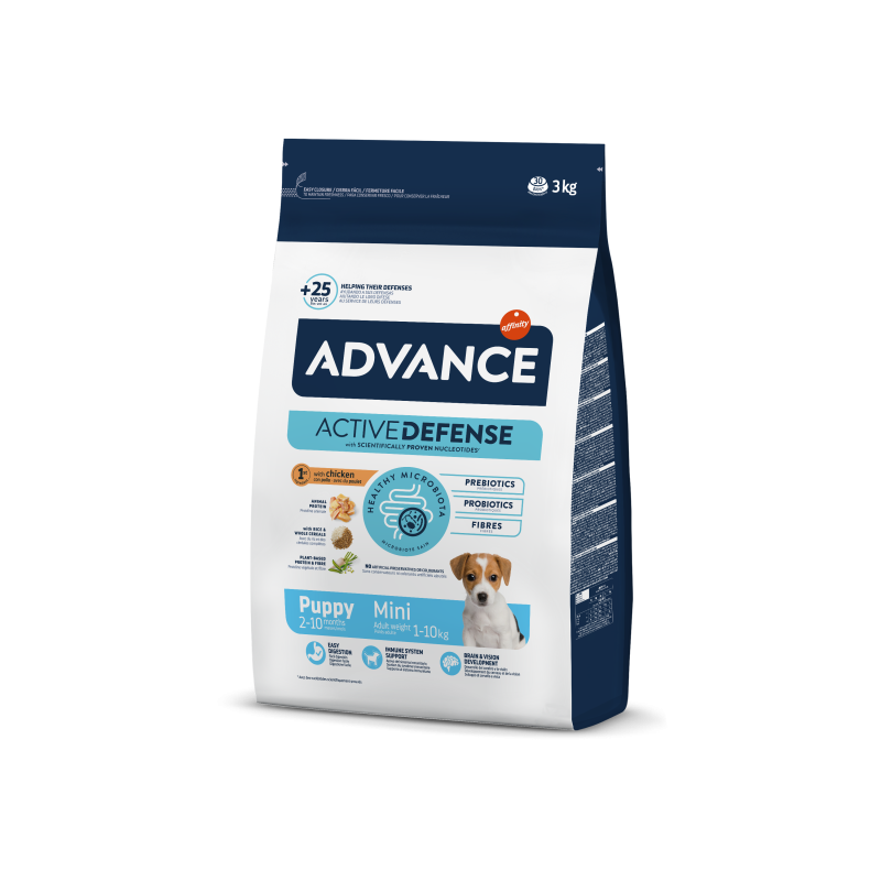 Advance affinity Active Defense - Croquettes - Chiot, Mini - Poulet Faunelia