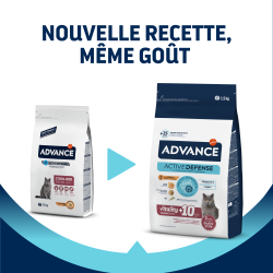 Advance affinity Active defence - Croquettes - Chat, Senior, Stérilisé - Poulet Faunelia