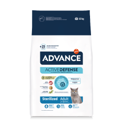 Advance affinity Active Defense - Croquettes - Chat, Adulte, Stérilisé - Dinde Faunelia