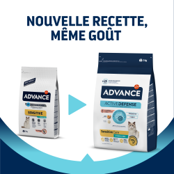 Advance affinity Active Defense - Croquettes - Chat, stérilisé - Sensitive - Saumon Faunelia