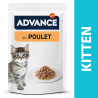 Advance affinity Bouchées en sauce - Chaton - Poulet Faunelia