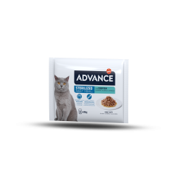 Advance affinity Bouchées en sauce - Chat, Adulte, Stérilisé - Multipack - Cabillaud Faunelia