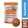 Nature's Variety Bouchée en sauce - Chat - Saumon Faunelia