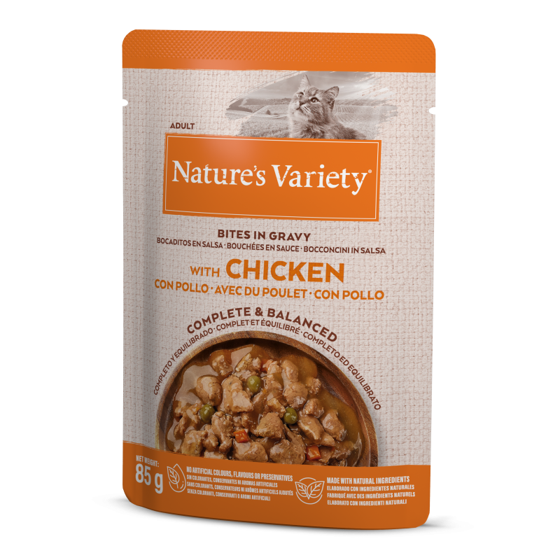 Nature's Variety Bouchée en sauce - chat - Poulet Faunelia