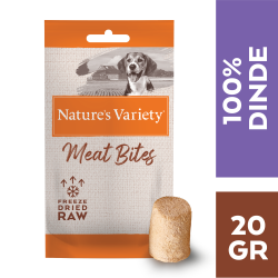 Nature's Variety Snack Meat Bites - Chien - Dinde Faunelia