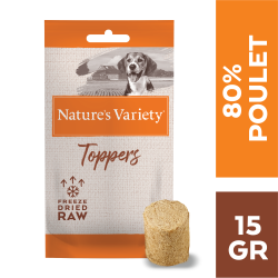 Nature's Variety Toppers - Friandises pour Chien - Poulet Faunelia