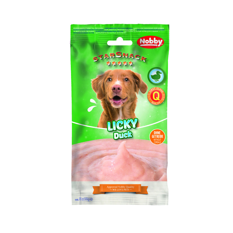 Nobby StarSnack pour chien - Licky - Duck Faunelia