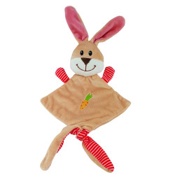 Nobby Peluche FLAT - Lapin - 27x17cm Faunelia