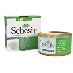 SCHESIR Paté en gelée pour chat - Boite - Thon avec sardines Faunelia