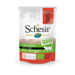 SCHESIR Paté en gelée pour chat - Boite - Thon avec sardines Faunelia