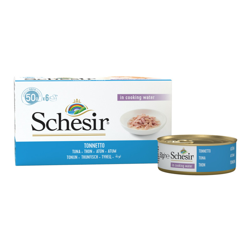 SCHESIR Dans l'eau de cuisson - Multipack - Thon Faunelia