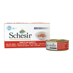 Paté en gelée pour chat - Multipack - Thon avec crevettes