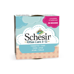 SCHESIR Mousse pour chaton - Boite - Thon Faunelia