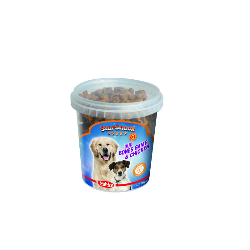 Nobby StarSnack pour chien - Duo Bones Game & Chicken Faunelia