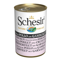 Paté en gelée pour chat - Boite - Poulet avec crevettes