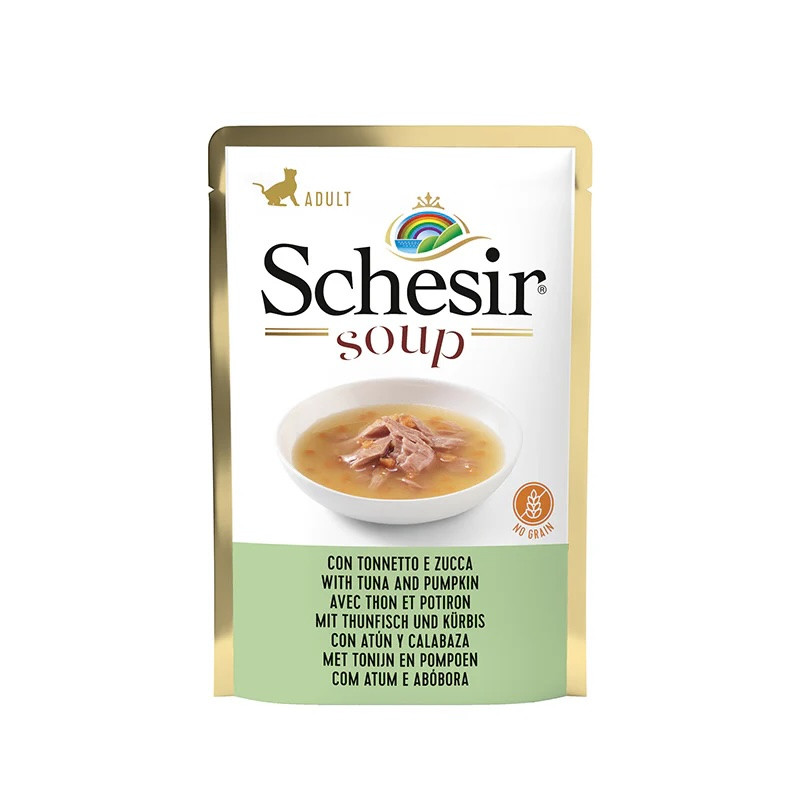 SCHESIR Soupe pour chat - Thon et potiron Faunelia