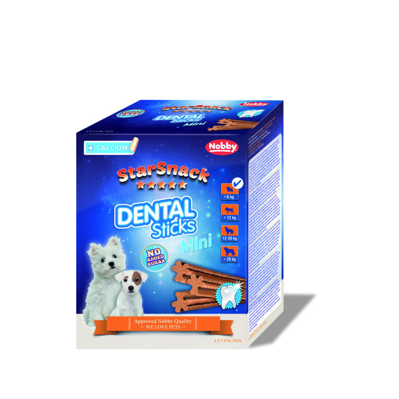 Nobby StarSnack pour chien - Dental Sticks - 28 PCS Faunelia