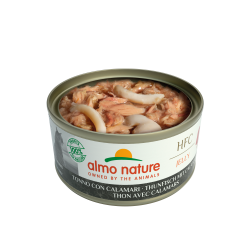 Almo nature HFC Jelly - Patée en gelée pour chat - Boite - Thon avec calamars Faunelia