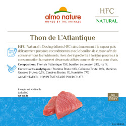 Almo nature HFC Natural - Chat - Boite - Thon de l'atlantique Faunelia