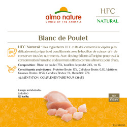 Almo nature HFC Natural - Chat - Boite - Blanc de poulet Faunelia