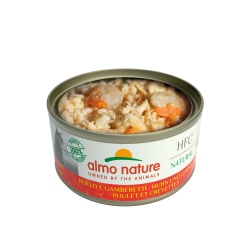 Almo nature HFC Natural - Chat - Boite - Poulet et crevettes Faunelia