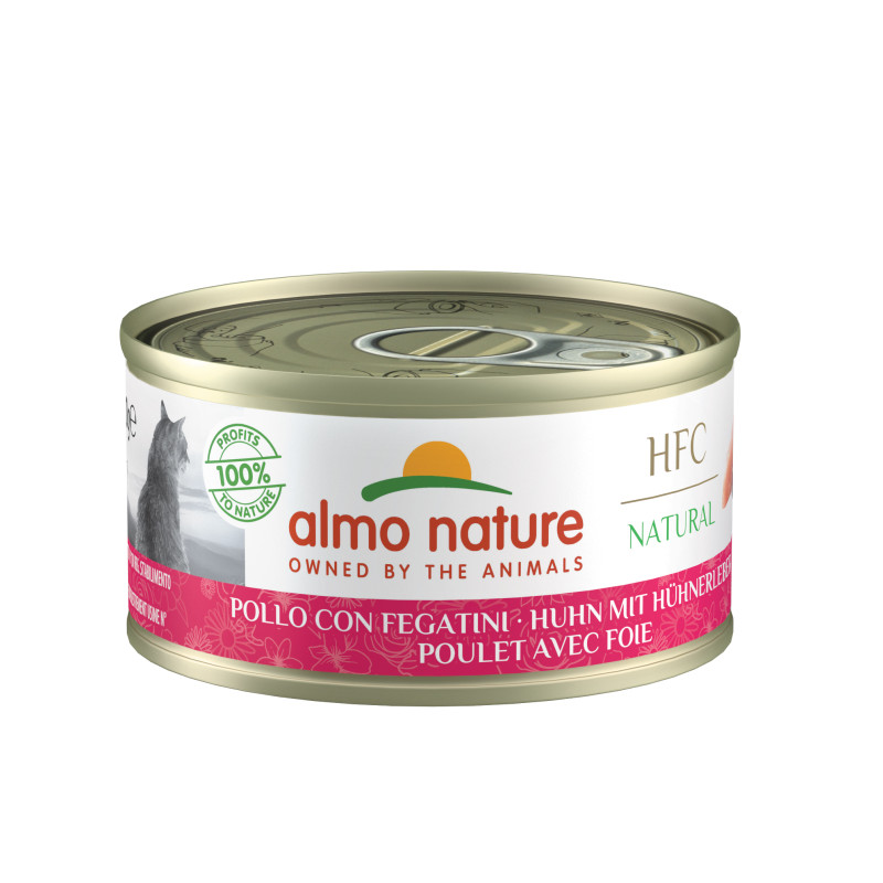 Almo nature HFC Natural - Chat - Boite - Poulet et foie Faunelia