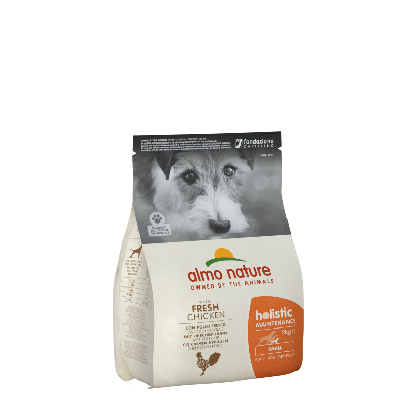 Almo nature Holistic - Croquettes - Chien, Adulte - Small - Poulet frais Faunelia