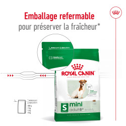 Royal canin Croquettes - Chien - Mini - Adulte 8+ Faunelia