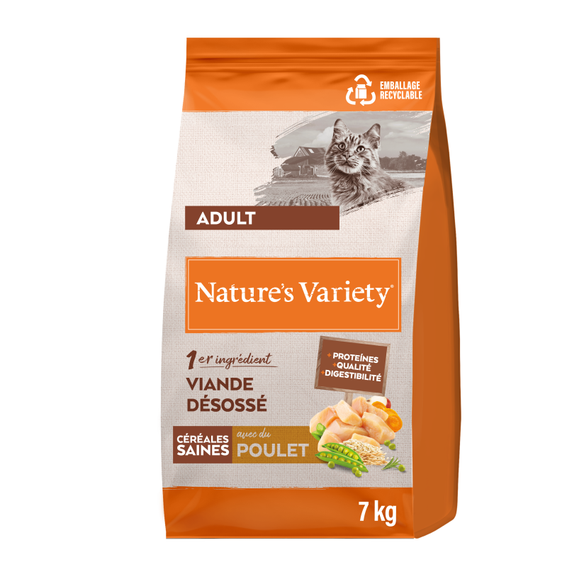 Nature's Variety Original - Croquettes pour chat - Adulte - Poulet Faunelia