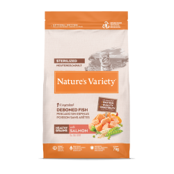 Nature's Variety Original - Croquettes pour chat, Adulte, stérilisé - Saumon Faunelia