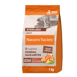 Nature's Variety Original - Croquettes pour chat, Adulte, stérilisé - Saumon Faunelia