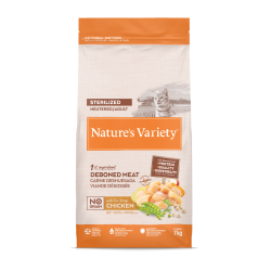 Nature's Variety Selected - No grain - Croquettes - Chat, Adulte, Stérilisé - Poulet Faunelia