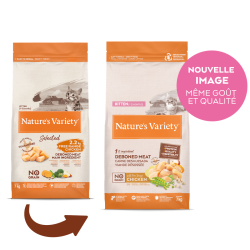 Nature's Variety Selected - No grain - Croquettes - Chaton - Poulet Faunelia