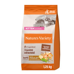 Nature's Variety Selected - No grain - Croquettes - Chaton - Poulet Faunelia