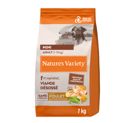 Nature's Variety Selected, No grain - Croquettes - Chien, Adulte - Mini - Poulet Faunelia