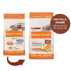 Nature's Variety Original, No Grain - Croquettes - Chien, Adulte - Mini - Saumon Faunelia