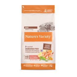 Nature's Variety Original, No Grain - Croquettes - Chien, Adulte - Mini - Saumon Faunelia