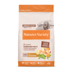 Nature's Variety Selected, No grain - Croquettes - Chien, Adulte - Medium - Poulet Faunelia