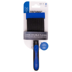 Héry LABO Brosse CARDE double flexible Faunelia